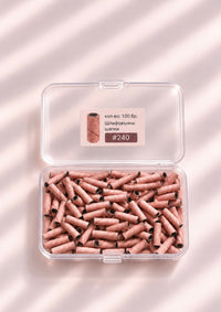 100 бр шлифовъчни шапки 240 grit – 3.0 × 12.7 mm